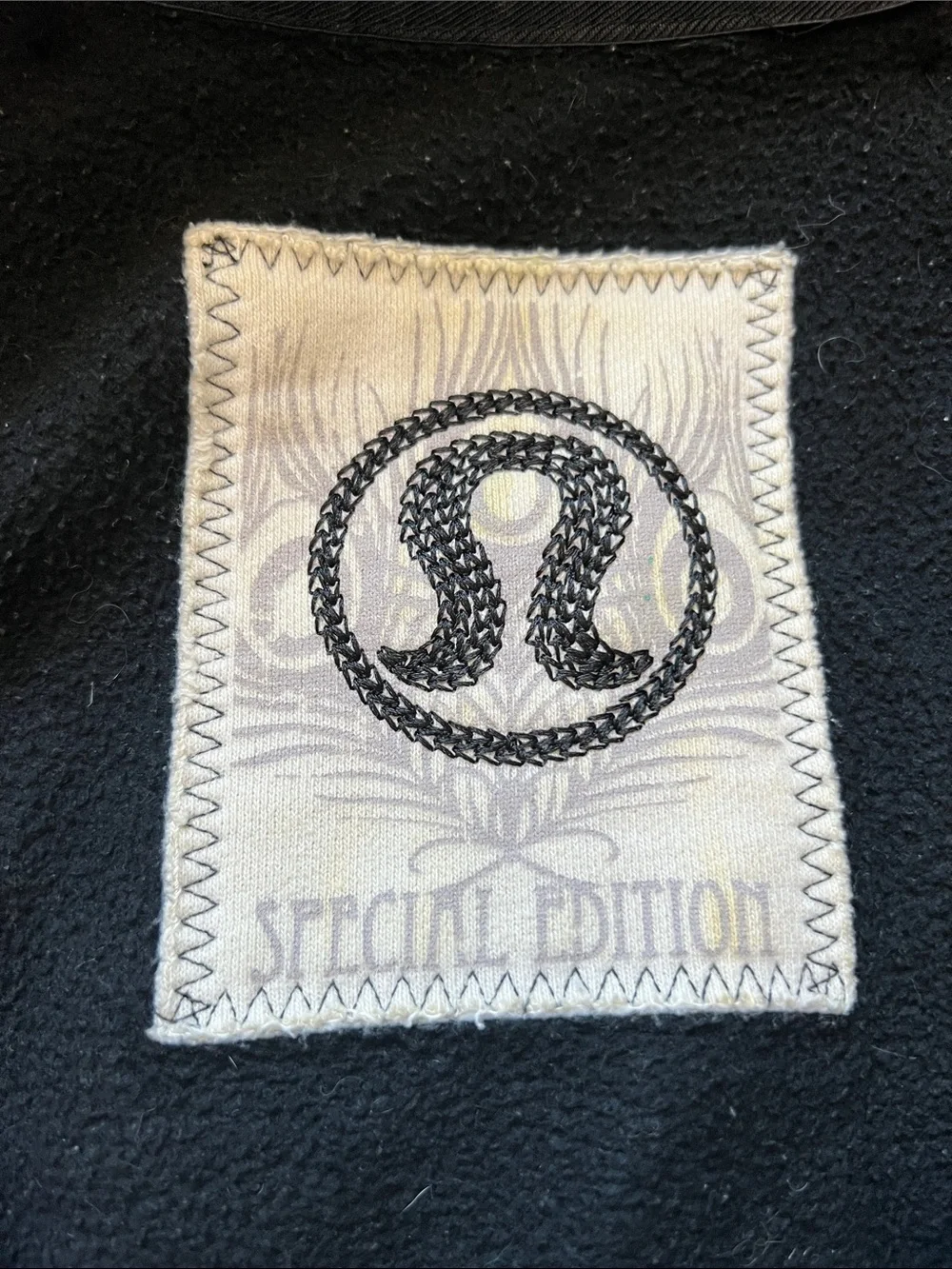lululemon Black and White Special Edition Scuba Hoodie with Detachable Sleeves
